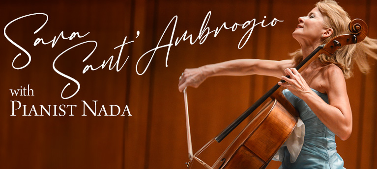 Banner image of Sara Sant'Ambrogio playing the cello