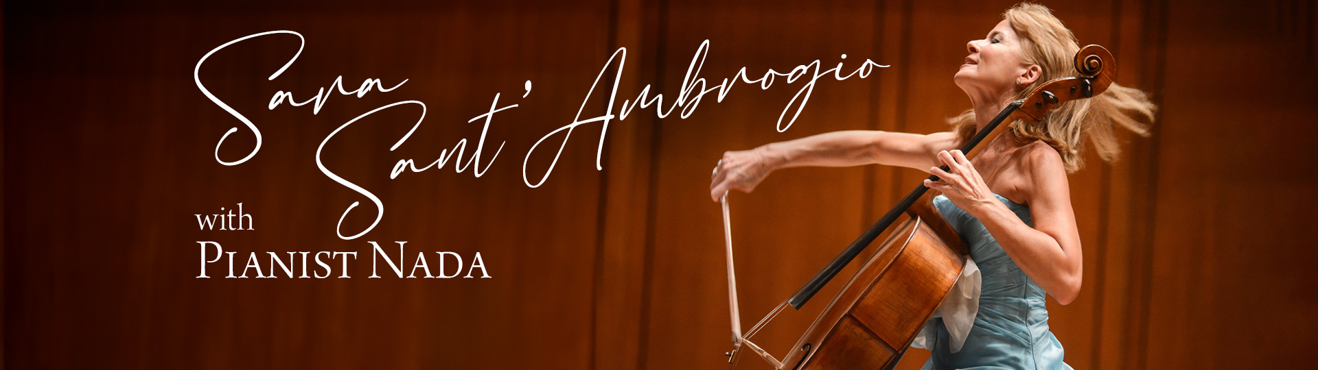 Banner image of Sara Sant'Ambrogio playing the cello