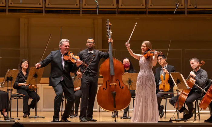 Photo of Canadian Brass in performance